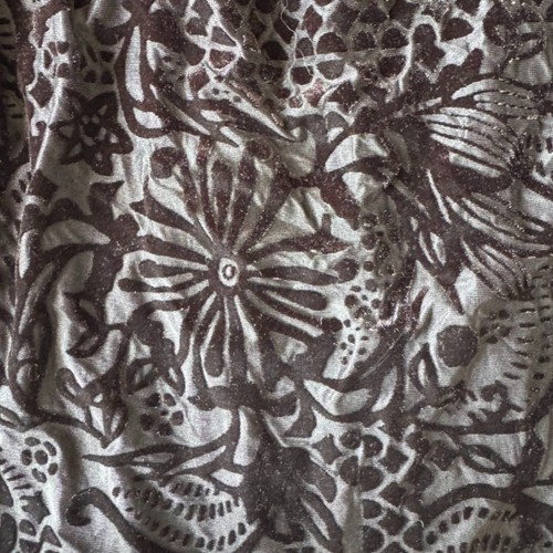 Free People A Little Twist Floral Off Shoulder Velvet Top - photo 5