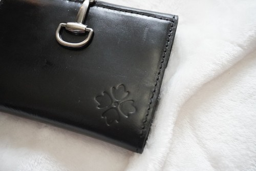 Patricia Nash Black Leather Trifold Wallet with Horsebit Hardwar - photo 2