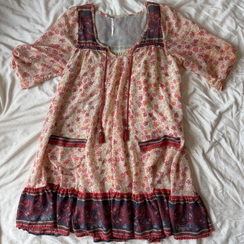 Free People Boho Penny Lane Mini Dress - Tea Combo - photo 5