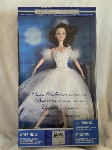 2001 Swan Ballerina Barbie Doll Classic Ballet Series #53867