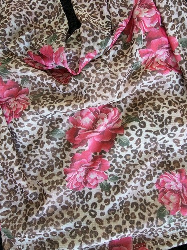 Vintage LA Express Y2K Cowl Neck Halter Top – Leopard & Rose - photo 4