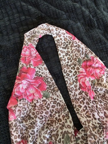 Vintage LA Express Y2K Cowl Neck Halter Top – Leopard & Rose - photo 5