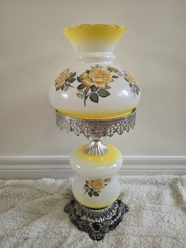 Vintage 1975 EF&EF Industries Hurricane Lamp No. 545X