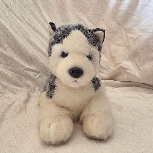 Vintage Russ Blizzard Husky Plush Dog - 1990s Classic Stuffed An
