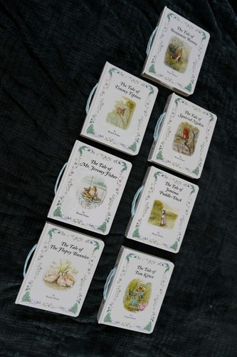 Vintage Beatrix Potter Mini Board Book Set of 7 - photo 2