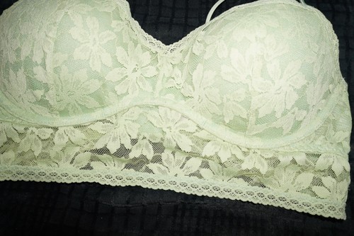 PINK Victoria's Secret Lace Longline Push-Up Bralette - photo 3