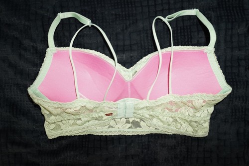 PINK Victoria's Secret Lace Longline Push-Up Bralette - photo 5