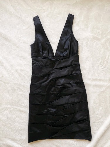Vintage Laundry by Design Silk Blend Pleated Bodycon Dress