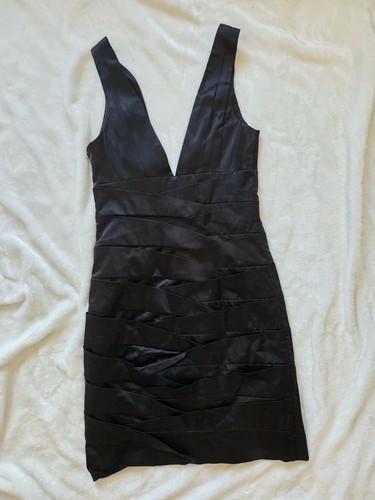 Vintage Laundry by Design Silk Blend Pleated Bodycon Dress - photo 2
