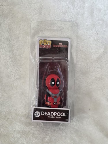 Bif Bang Pow! Marvel Deadpool #17 Wooden Figure Pin Mate
