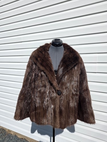 Vintage Genuine Custom MINK Fur Short Jacket | MADE IN CANADA
