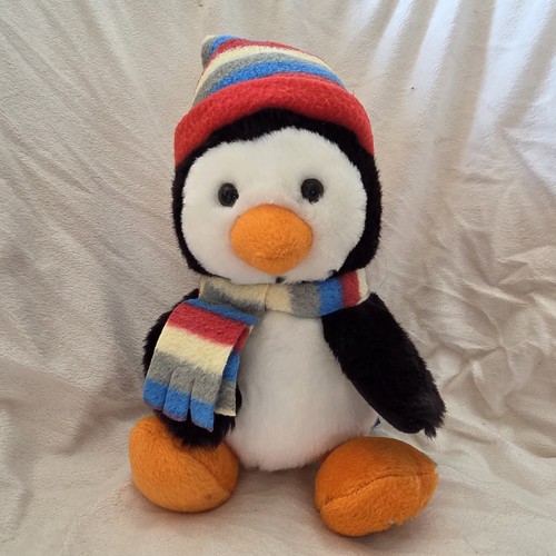 Vintage Russ Berrie Shining Stars Penguin Plush Stuffed Animal