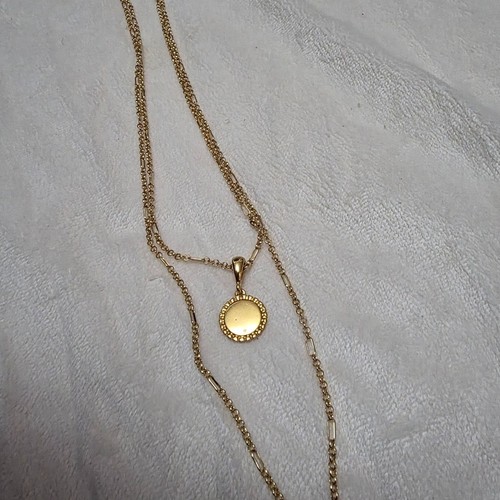 Chic 2-in-1 Layered Necklace | Leopard Print Pendant & Gold Coin - photo 4