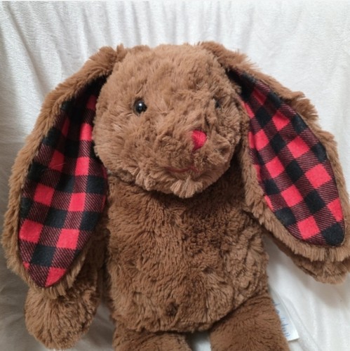 Build-A-Bear Buffalo Check Pawlette Bunny Holiday Plush - photo 2