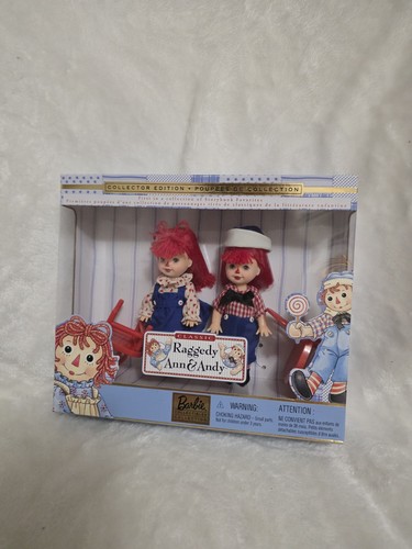 Vintage 1999 Barbie Collector Kelly & Tommy Raggedy Ann & Andy