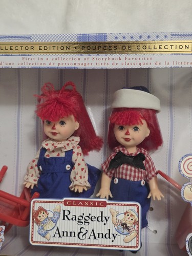 Vintage 1999 Barbie Collector Kelly & Tommy Raggedy Ann & Andy - photo 2