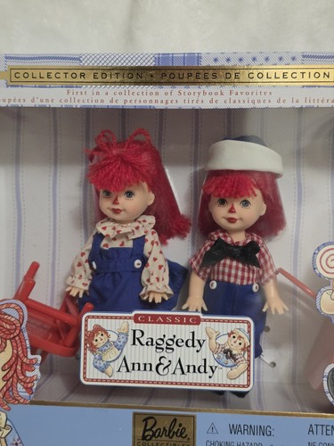 Vintage 1999 Barbie Collector Kelly & Tommy Raggedy Ann & Andy - photo 3
