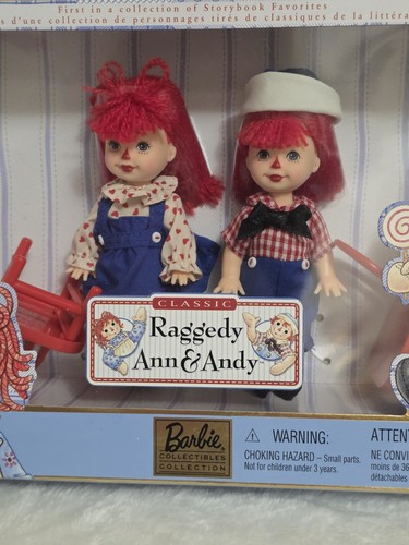 Vintage 1999 Barbie Collector Kelly & Tommy Raggedy Ann & Andy - photo 4