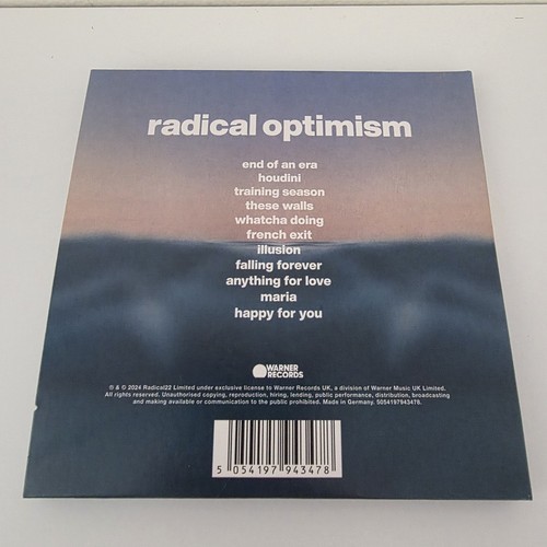 Dua Lipa Signed Radical Optimism CD Holographic Cover - photo 4