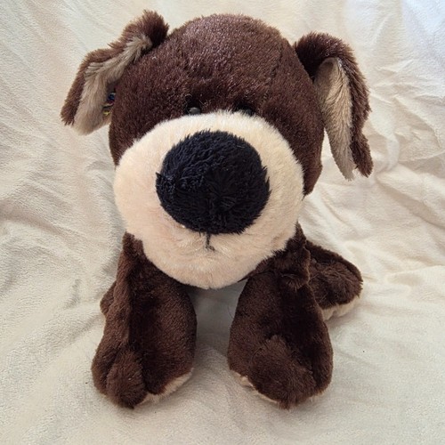 Ganz Webkinz Mocha Pup Plush Brown Dog HM348 - EUC No Code