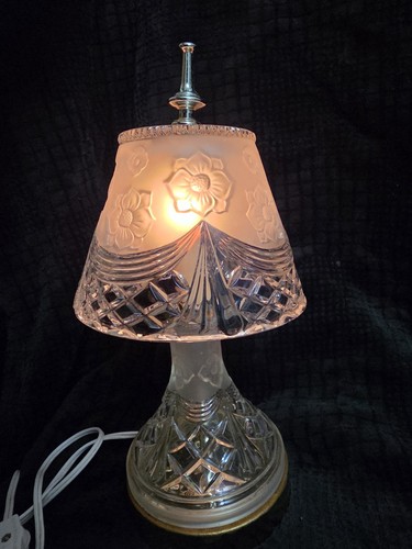 Vintage Princess House Highlights Crystal Boudoir Lamp