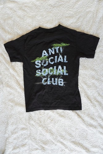Anti Social Social Club Black Tree Graphic T-Shirt Size S