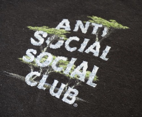 Anti Social Social Club Black Tree Graphic T-Shirt Size S - photo 3