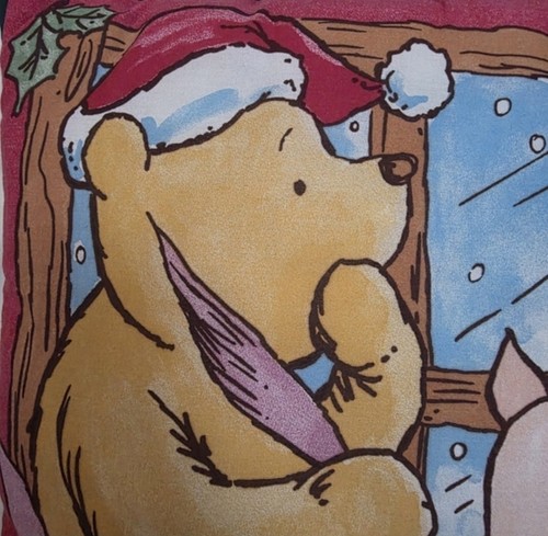 Vintage 90s Disney Winnie the Pooh & Piglet Holiday Pillow - photo 2