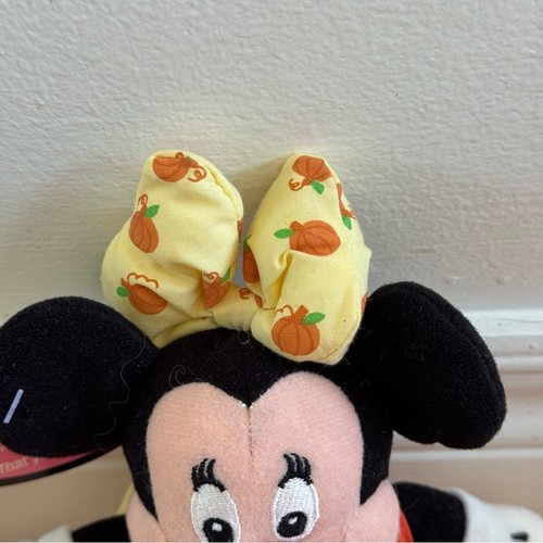 Vintage Disney Minnie Mouse Stuffed Animal with Birth Stone Neck - photo 4