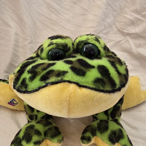 Vintage Ganz Webkinz Bullfrog Plush Stuffed Animal Toy 9” - photo 2