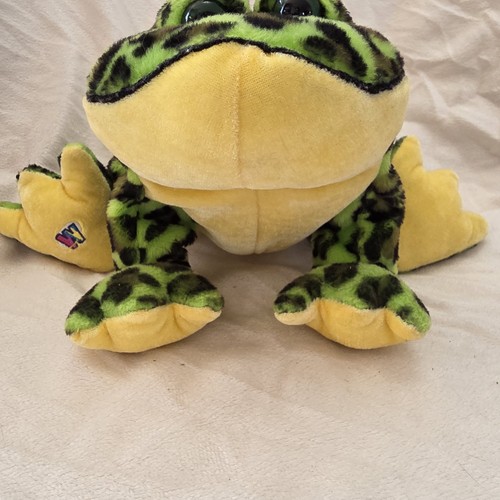Vintage Ganz Webkinz Bullfrog Plush Stuffed Animal Toy 9” - photo 3