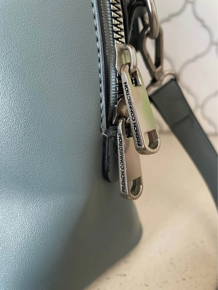 FCUK French Connection UK Dome Satchel Handbag with Strap - photo 4