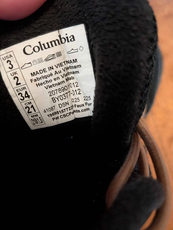 Columbia kids Portlander Waterproof Boots Size 3 - photo 5