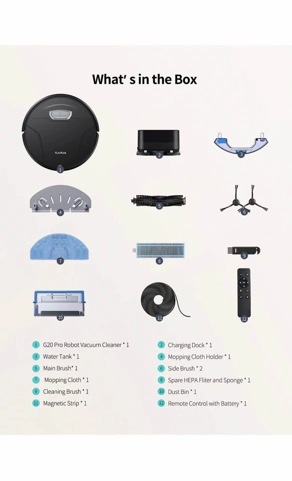 Honiture G20 Pro Robot Vacuum - photo 2