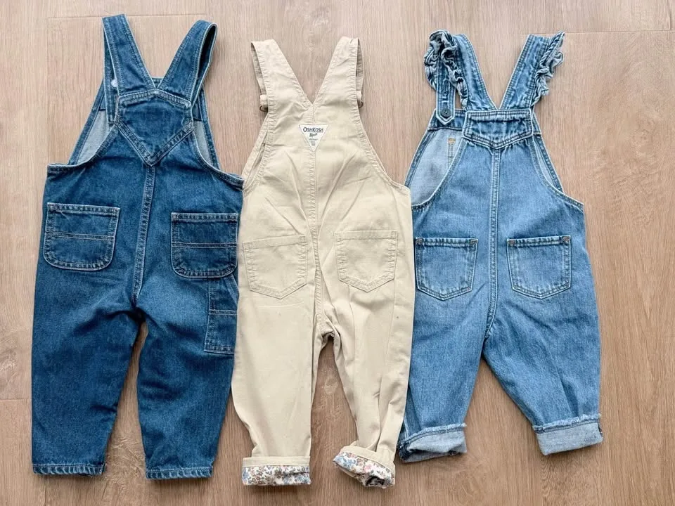 Toddler Girls Denim Overalls - photo 2