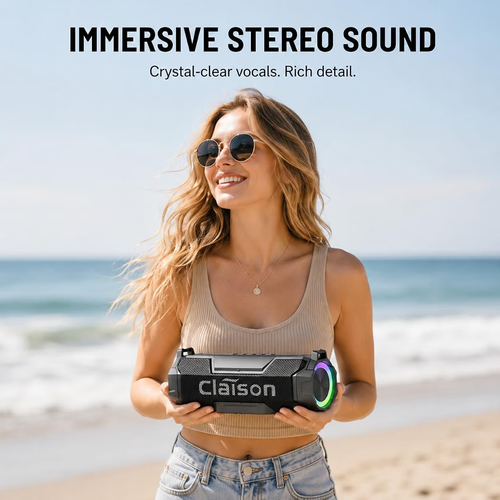 Portable Bluetooth Speaker, Bluetooth 6.0, Hi-Res Audio, IPX7 - photo 3