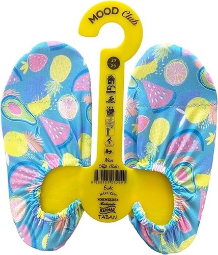 Non-Slip Multi-Purpose Pool and Sea Shoes 6-8 Big Kid Tropical F