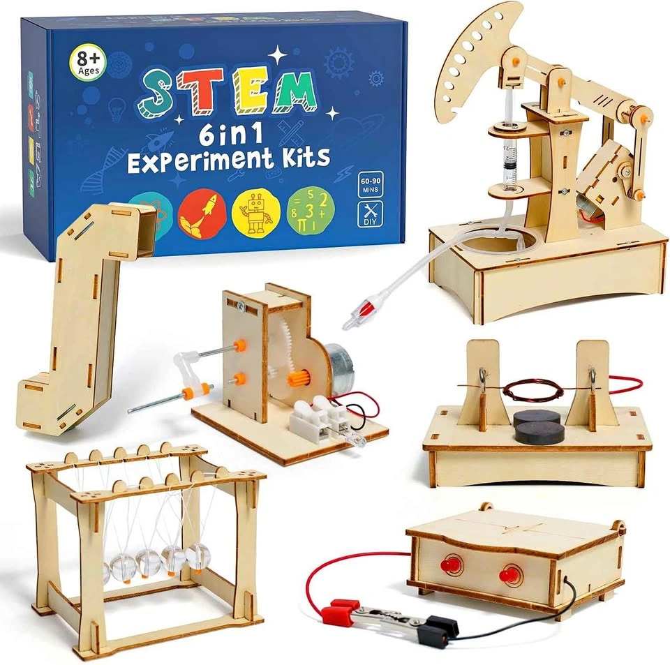 STEM Science Kits for Kids, Wood Building Crafts Kits