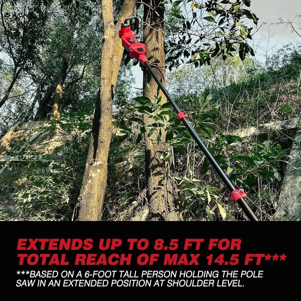 2-in-1 Cordless 10-Inch Pole Saw & Handheld Chainsaw - photo 2