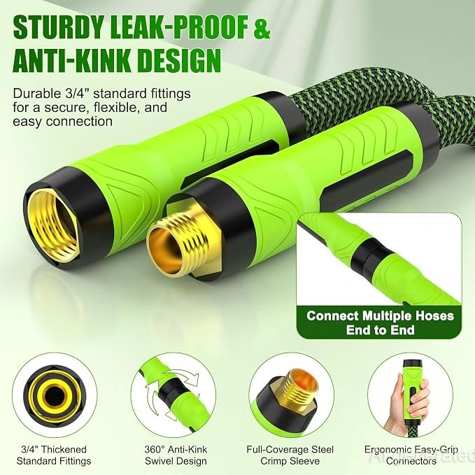 100 ft. Heavy-Duty Garden Hose with Sprayer - photo 2
