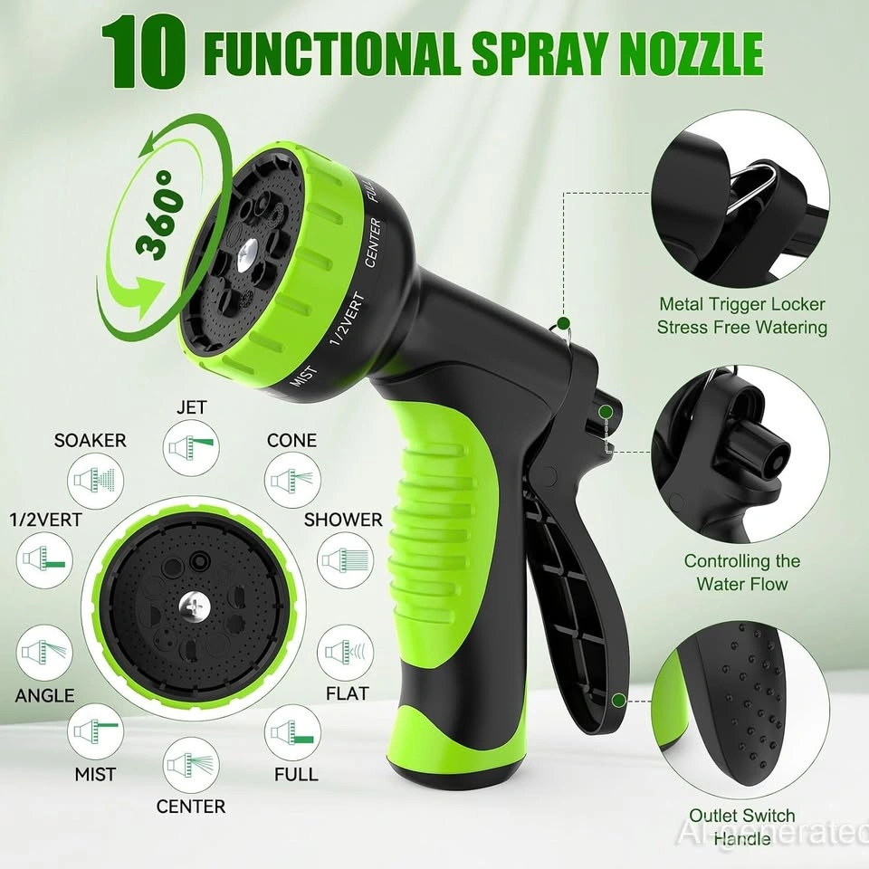 100 ft. Heavy-Duty Garden Hose with Sprayer - photo 3