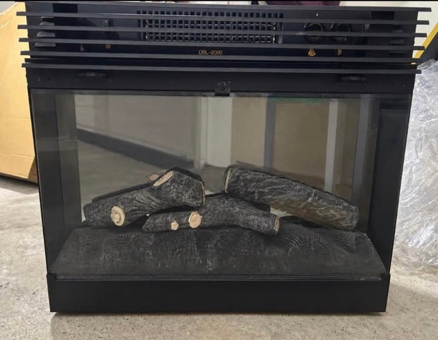 FREE Electric Fireplace Insert-DBL-2000- For Parts/Repair