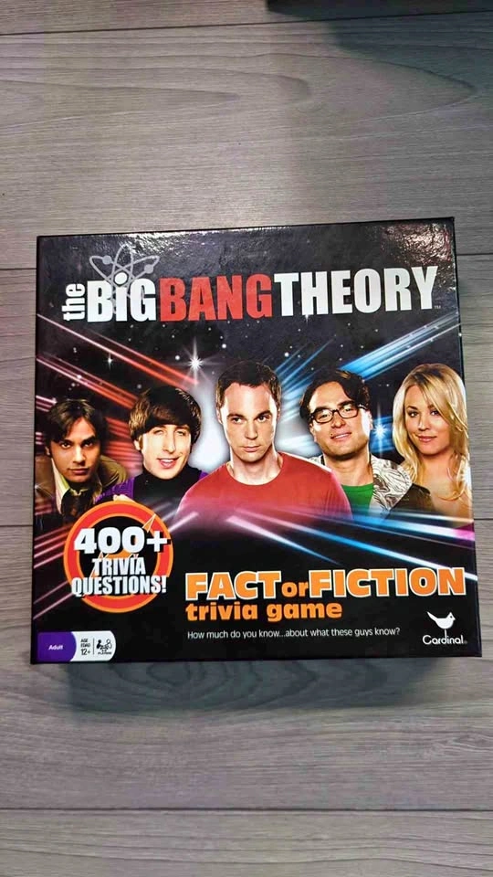 The Big Bang Theory Fact or Fiction Trivia Board Game 🏈