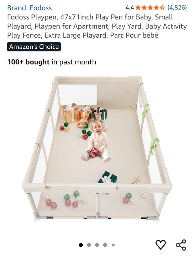 Fodoss Baby Playpen - photo 2