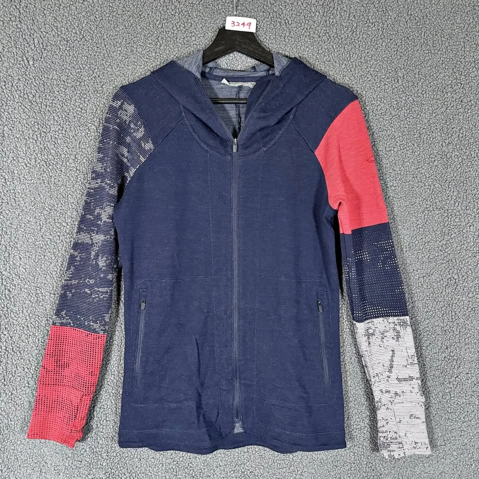 Icebreaker Away II 100% Merino Wool Full Zip Hoodie - Women's M