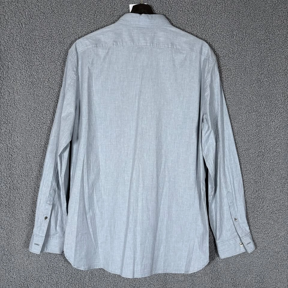 John Varvatos USA Luxe Cotton Button Up Shirt - Men's L - photo 5