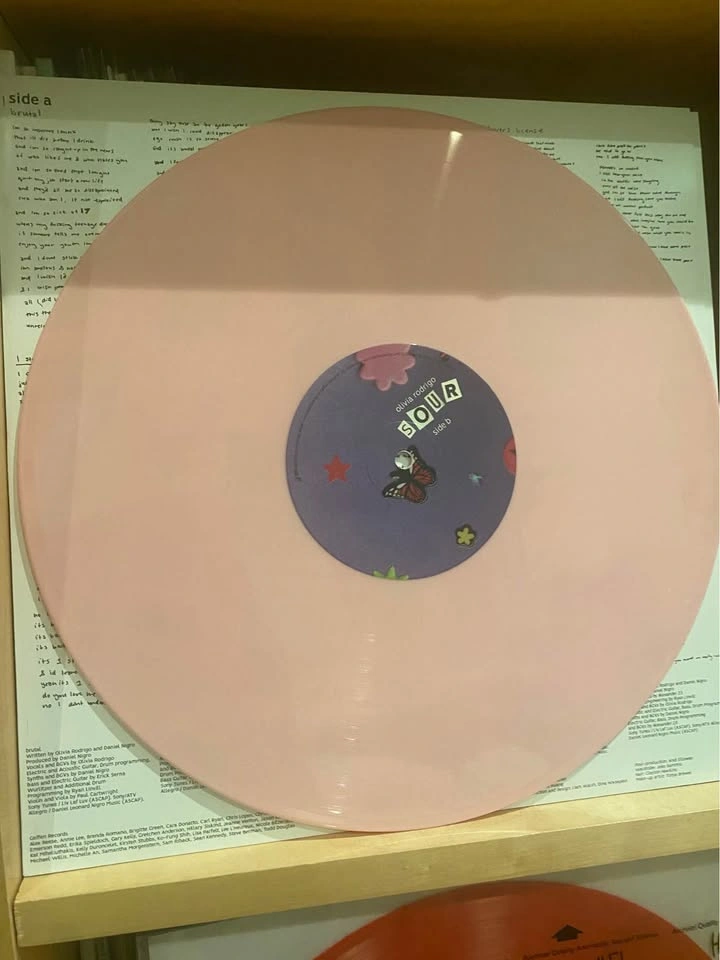 Olivia Rodrigo Sour (Indie Exclusive Pink) LP Vinyl 🏈 - photo 4