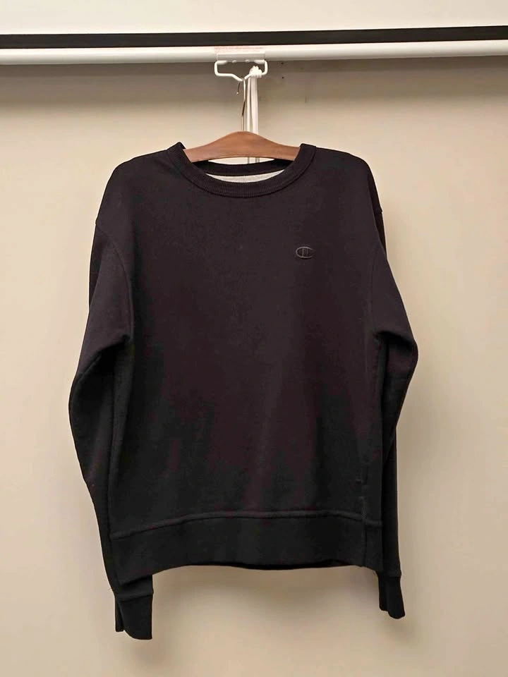 Champion Black Crewneck Sweatshirt