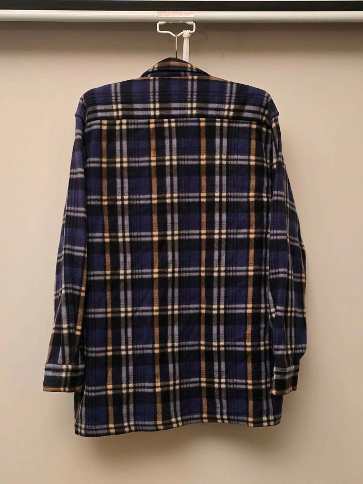 ULARI Men's XL Plaid Fleece Shirt Jacket - photo 2