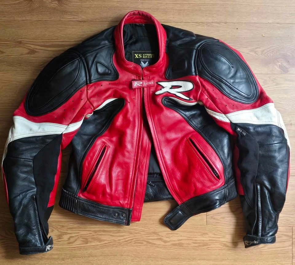 R Series Leather Motorcycle Jacket